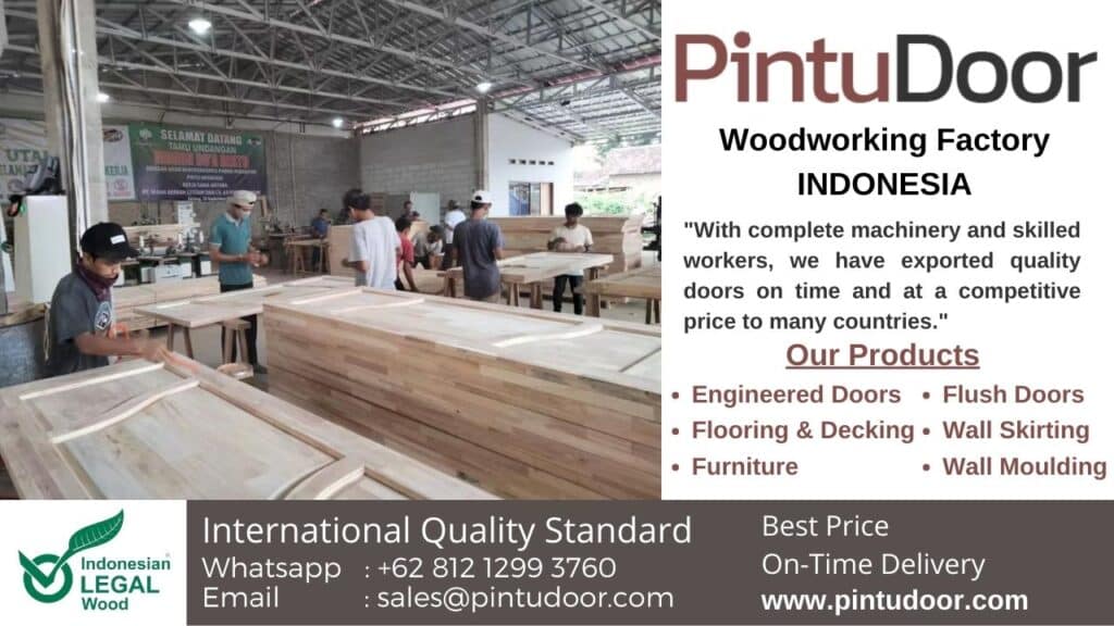 Indonesia Wooden Doors Manufacturer Factory