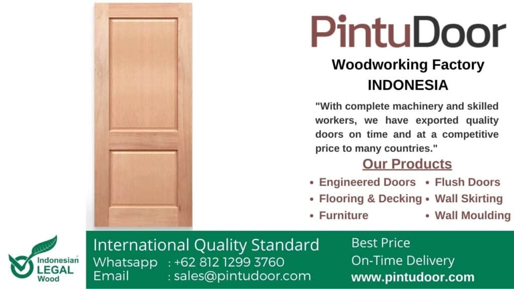 Wooden Door Manufacturer woodworking factory indonesia