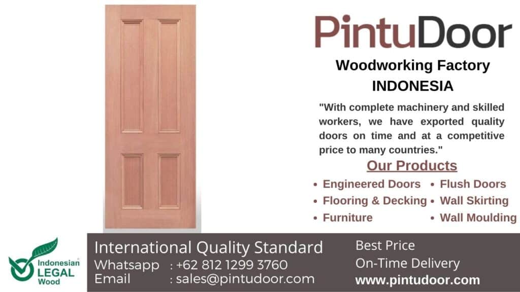 Meranti Veneers wooden door manufacturer