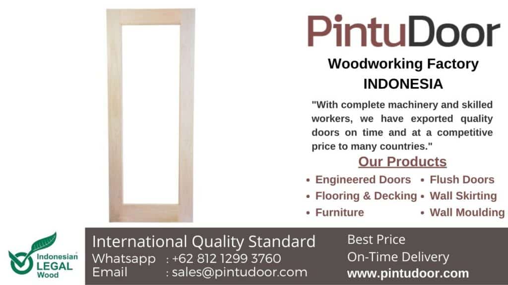 wood door exporter indonesia china india