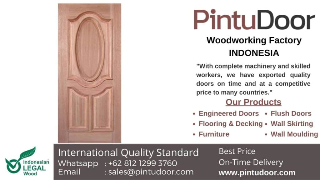 Best Wood Door Factory in Indonesia Mexico Japan Korea