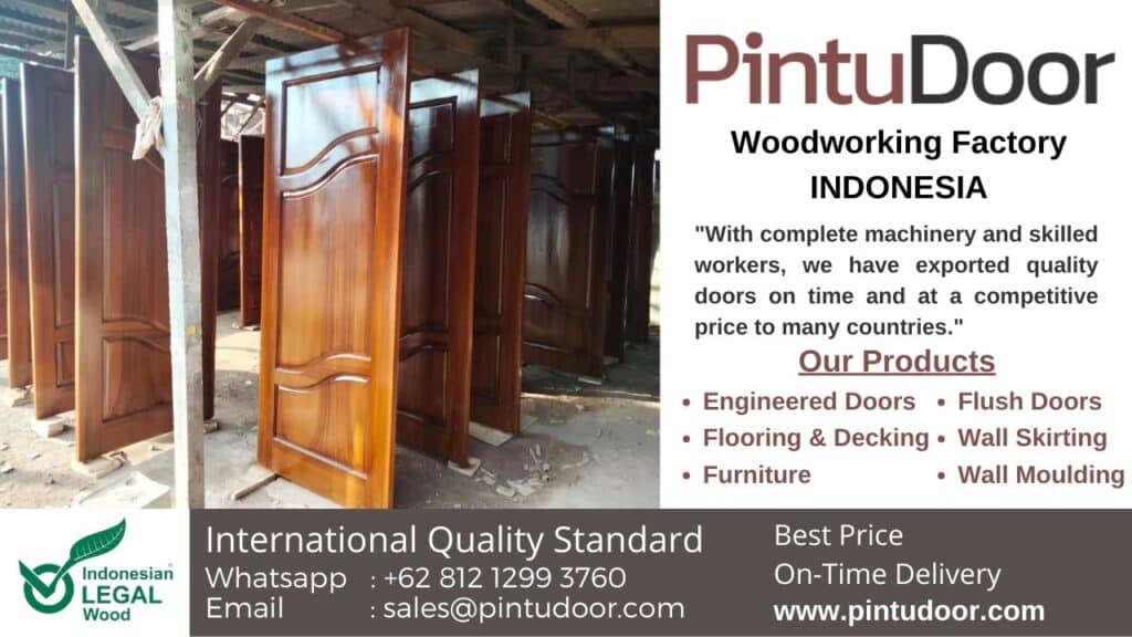 albaab alwaax ah Woodworking Factory in Indonesia