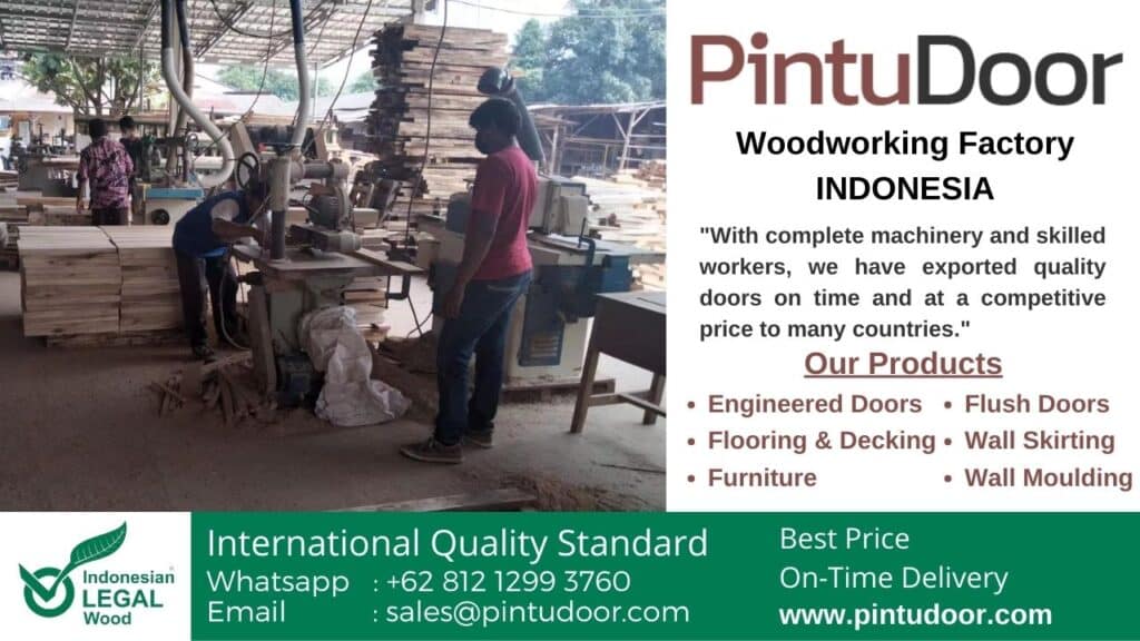 woodworking factory in Indonesia