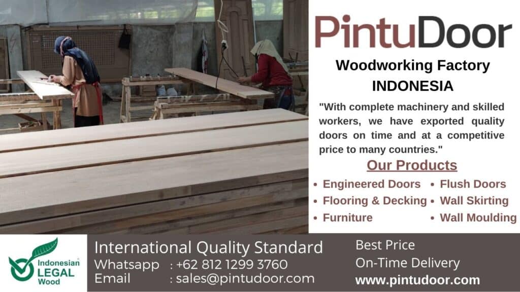 Woodworking Production in Indonesia