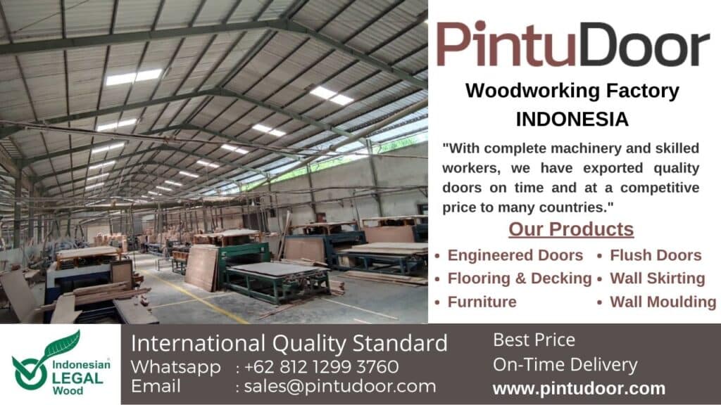 SVLK Certification wood working factory Indonesia