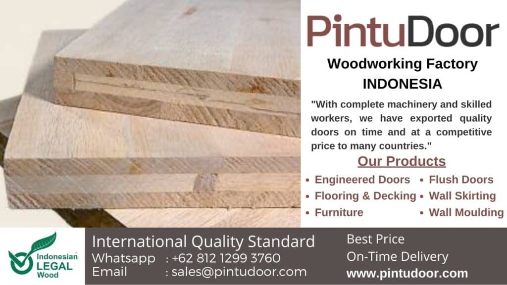Innovative Woodworking process three layers wood board